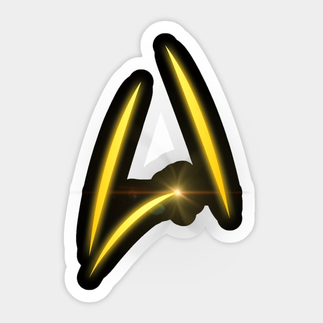 Star Trek Insignia Sticker by The Lucid Frog